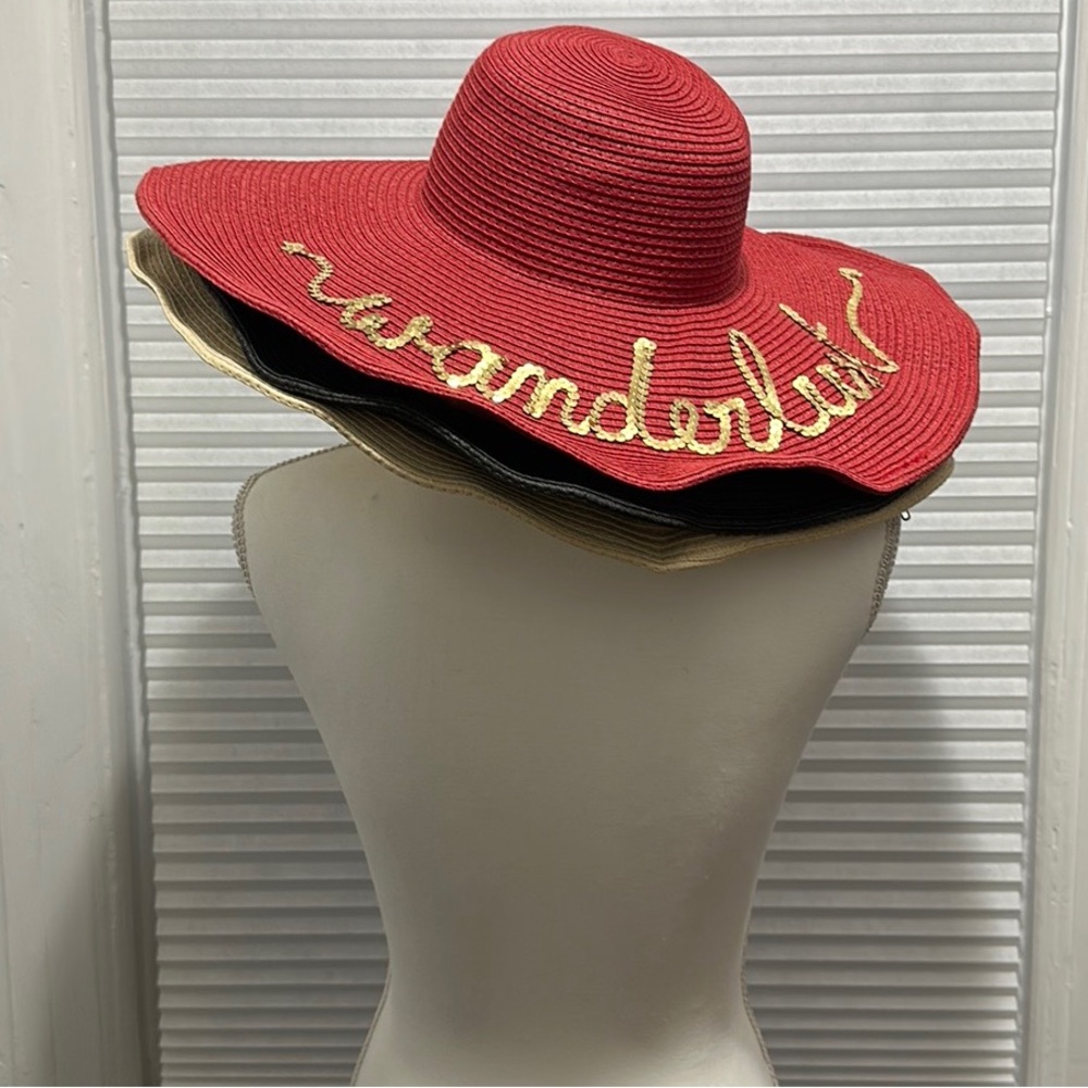 3 Wide Brim Sun Hats